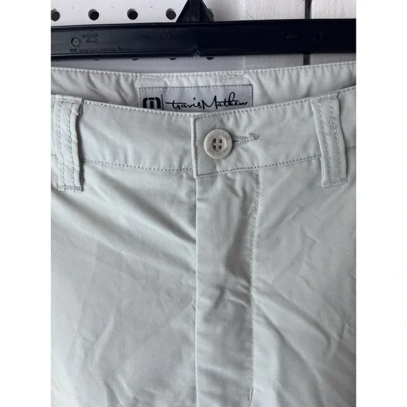Travis Matthew Men's 36 Ivory Beige Straight Leg Performance Pants Golf Stretch - Picture 3 of 5